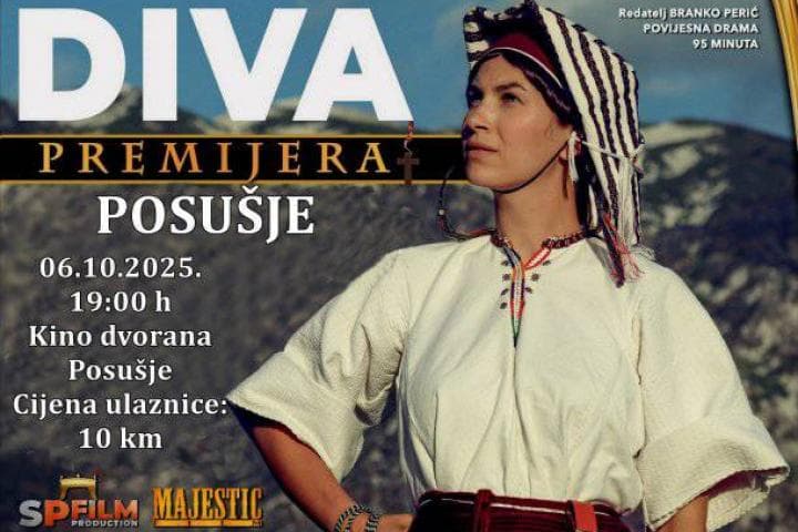Ilustracija članka: Premijera filma “Diva” 6. listopada u Posušju