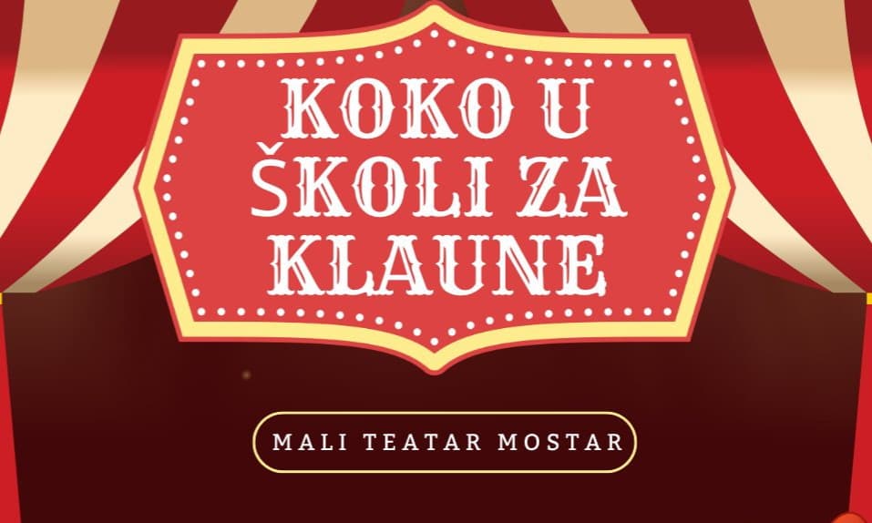 Ilustracija članka: Najava: Dječja predstava “Koko u školi za klaune” u Grudama