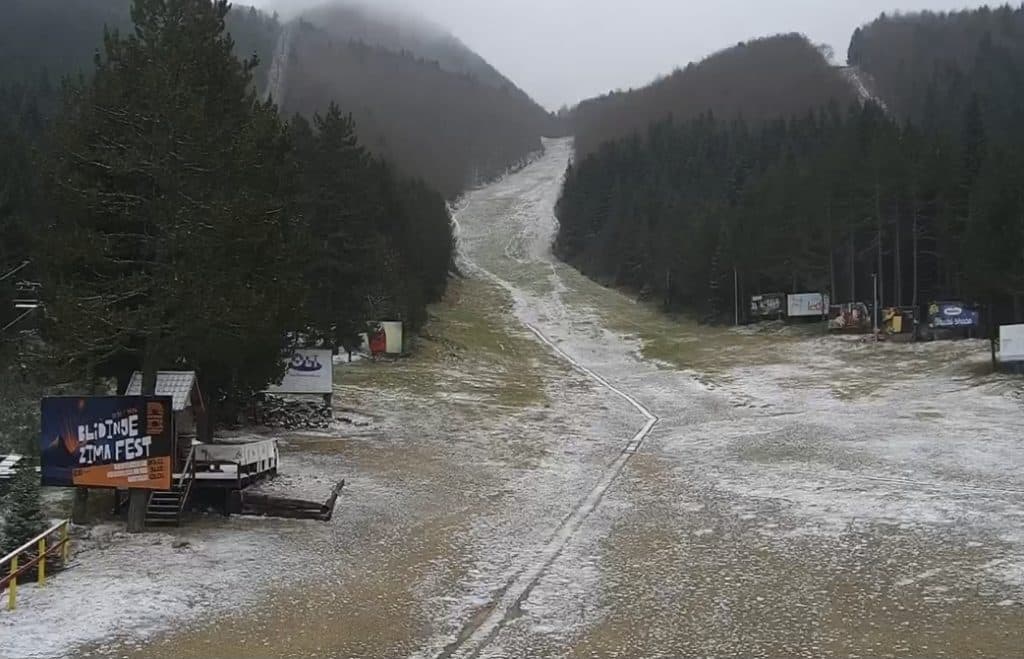 Ilustracija članka: Na Blidinju pao prvi ovosezonski snijeg