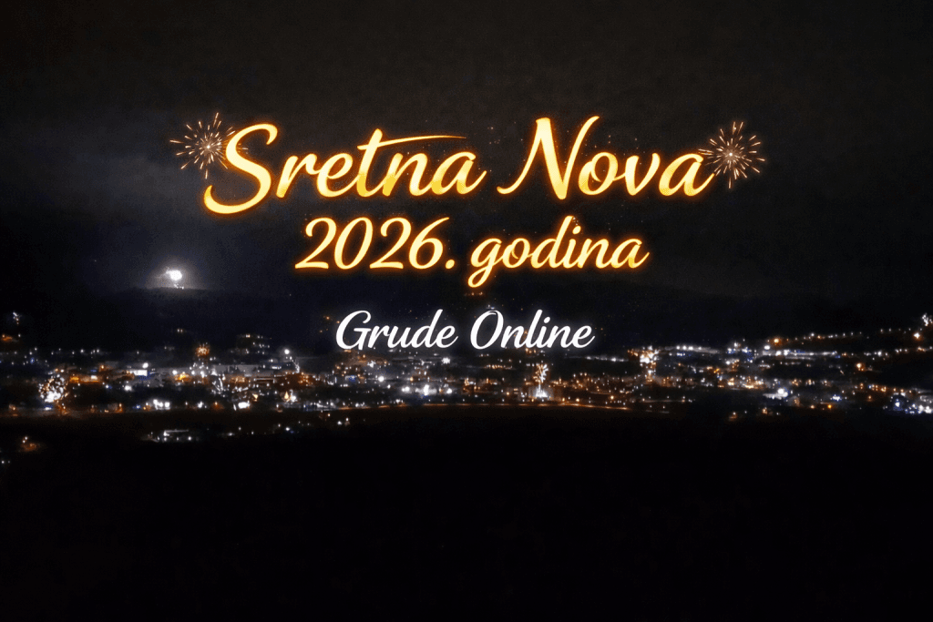 Ilustracija članka: Portal Grude Online želi vam sretnu Novu 2026. godinu