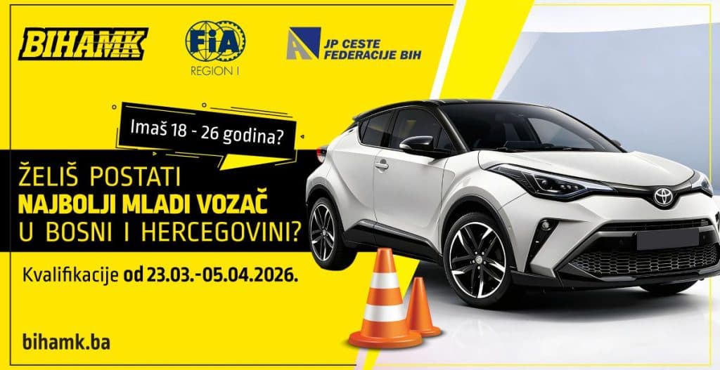 Ilustracija članka: Traži se najbolji mladi vozač ili vozačica u BiH, pobjedniku vrijedne nagrade i odlazak na europsko natjecanje
