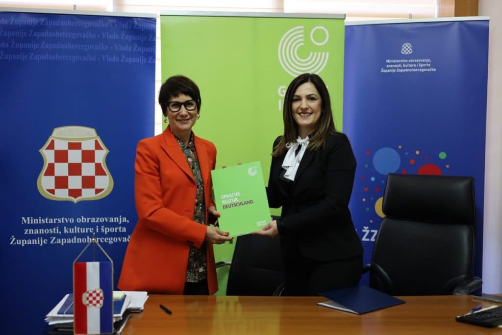 Ilustracija članka: Potpisan Sporazum o suradnji između Goethe instituta i Ministarstva obrazovanja, znanosti, kulture i športa ŽZH