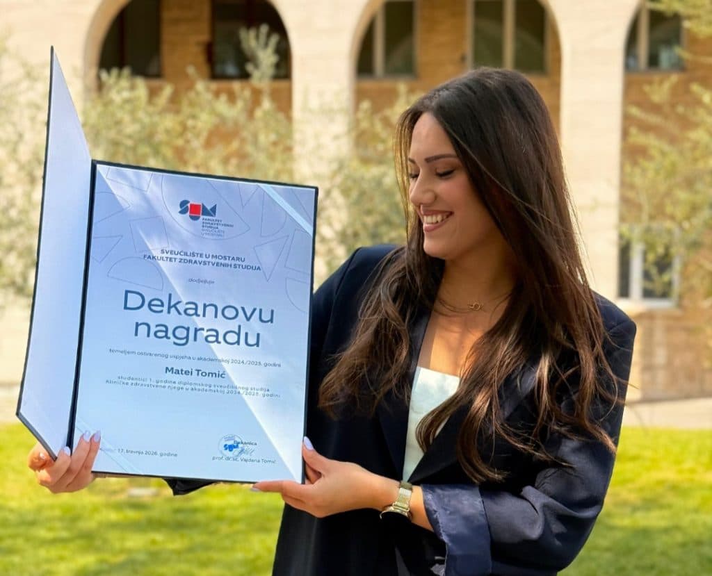 Ilustracija članka: Gruđanka Matea dobitnica Dekanove nagrade