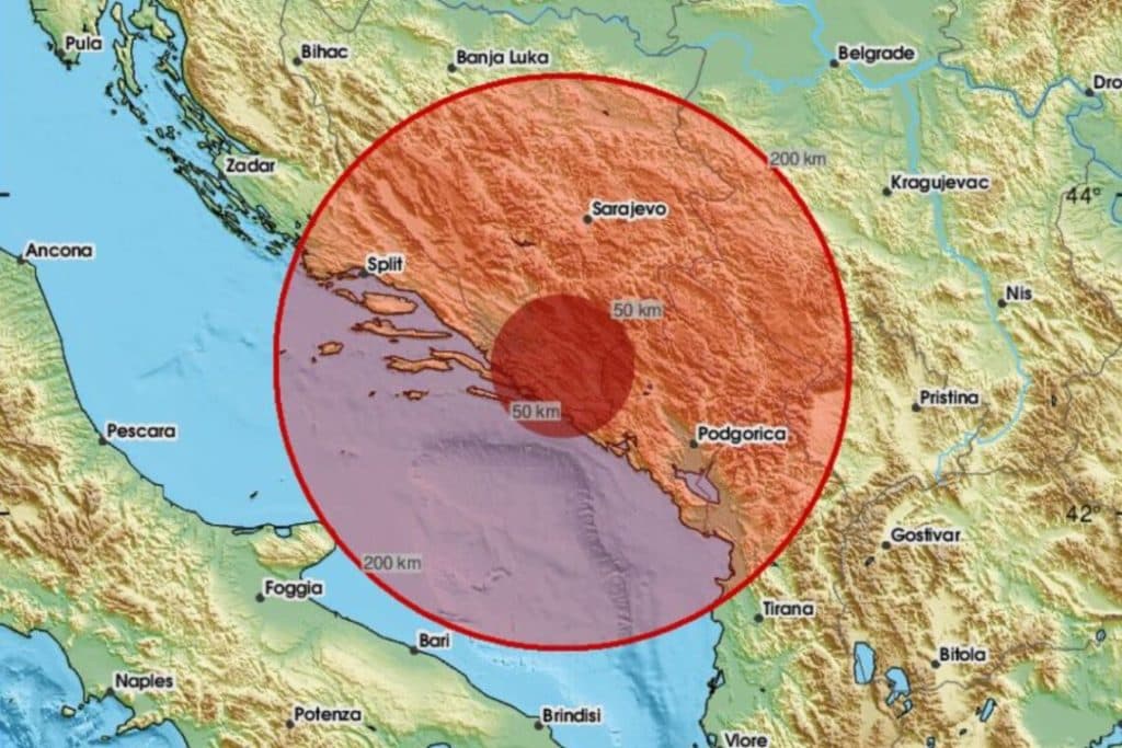 Ilustracija članka: Potres magnitude 3.8 po Richteru noćas pogodio područje Hercegovine