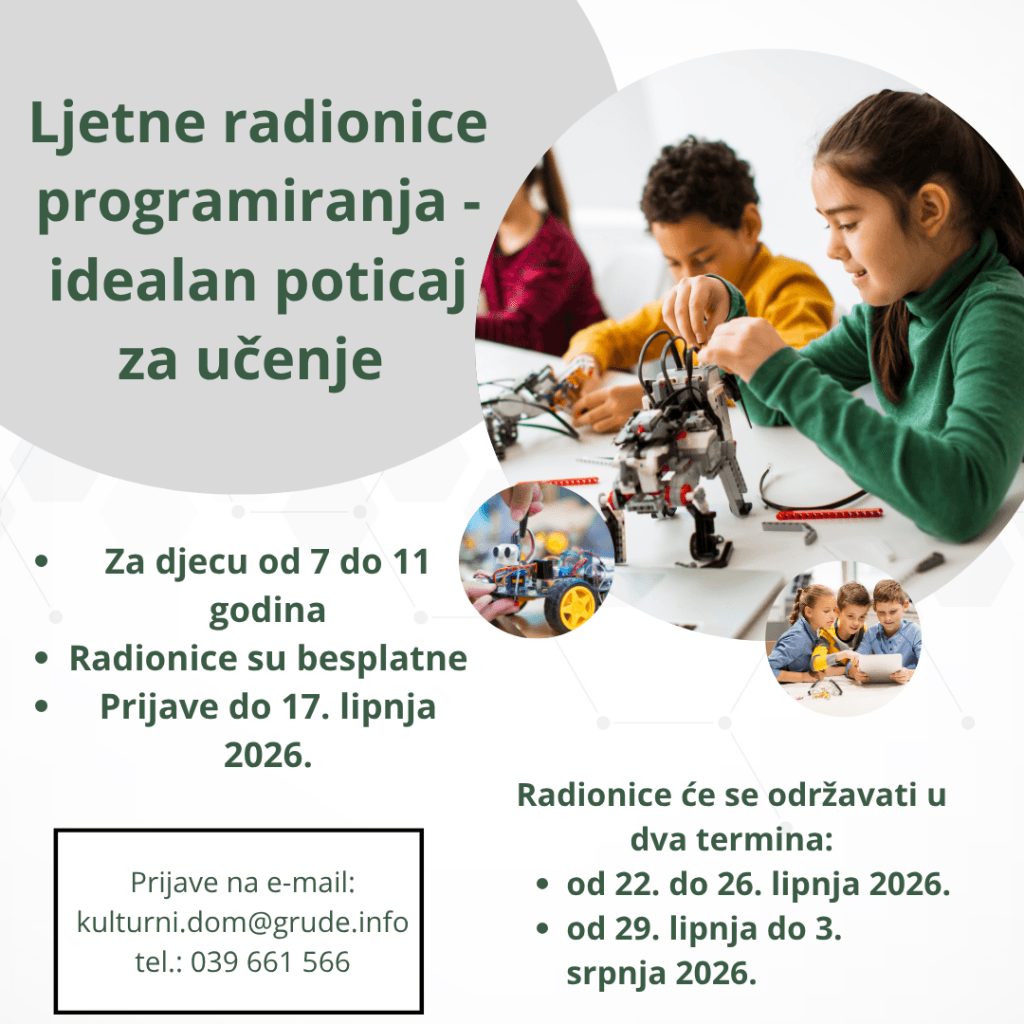 Ilustracija članka: Grude: Besplatne ljetne radionice programiranja za djecu