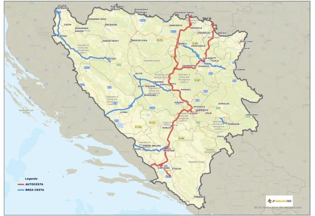 Ilustracija članka: Brza cesta Mostar – Grude – granica RH: Pogledajte trenutni status i vrijednost projekta