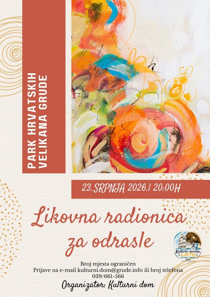 Ilustracija članka: Grude: Likovna radionica za odrasle