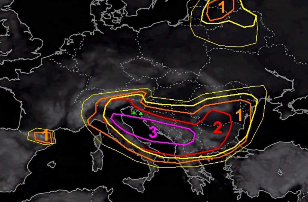 Ilustracija članka: Stiže olujni “bow-echo” sustav, za Hercegovinu izdat najviši stupanj opasnosti
