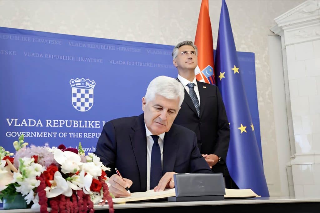 Ilustracija članka: Čović u Zagrebu: Rezolucija o Hrvatima u BiH ima duh Daytona