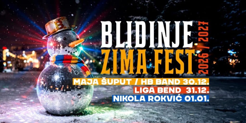Ilustracija članka: Veliki novogodišnji spektakl u srcu prirode: Maja Šuput, HB bend, Nikola Rokvić i Liga bend stižu na Blidinje!