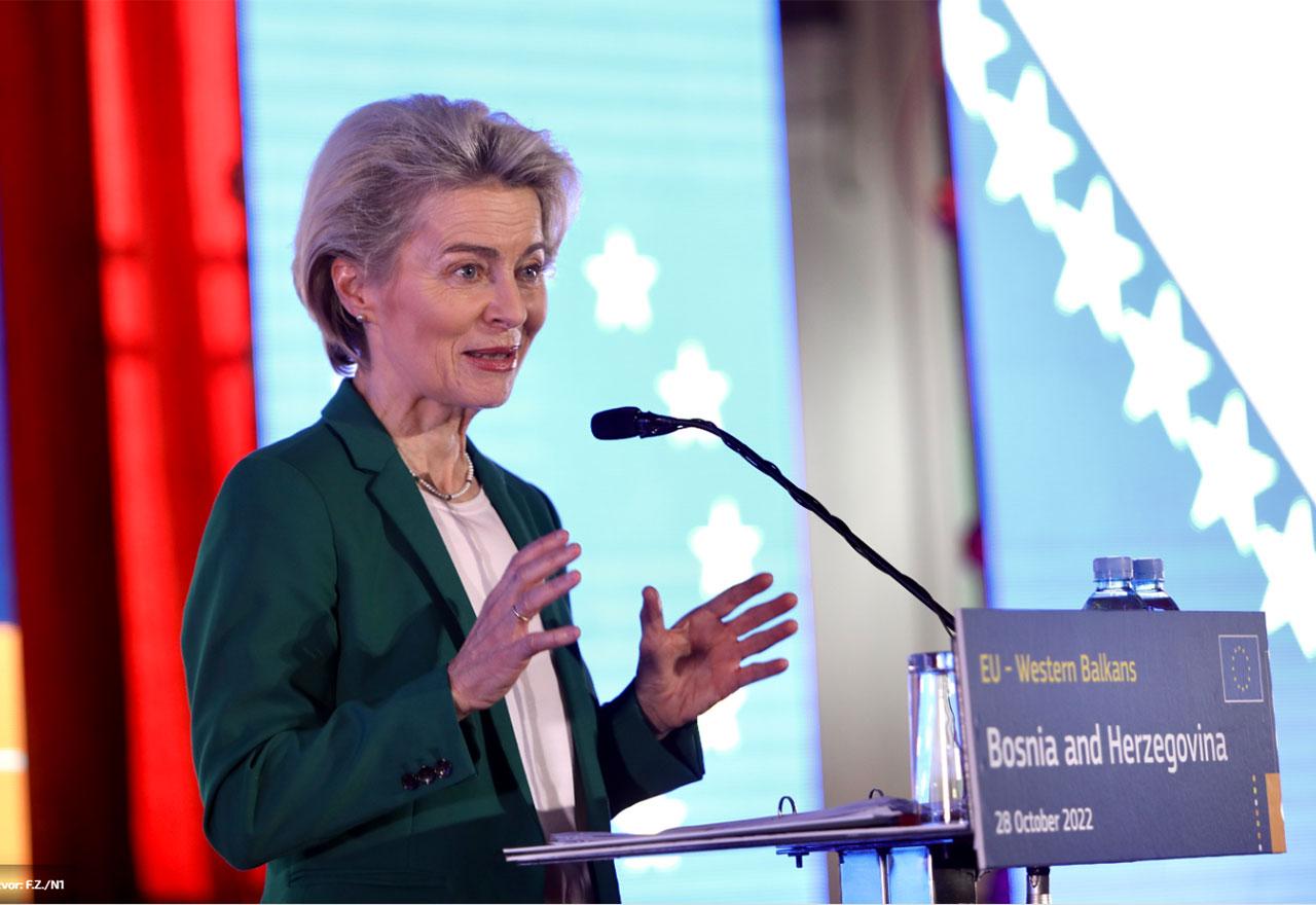 Von der Leyen dolazi u BiH: Otvara li BiH pregovore o pristupanju EU?