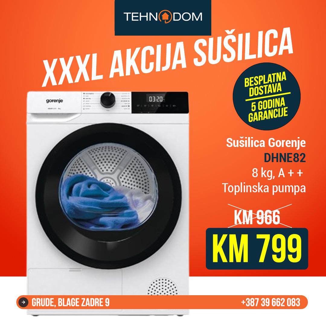 Velika akcija sušilica rublja u Tehnodomu u Grudama