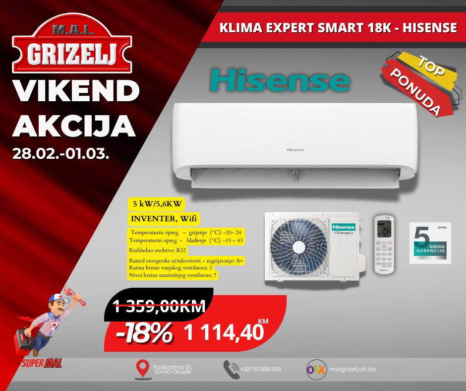 Odlična vikend akcija u M.A.L Grizelj